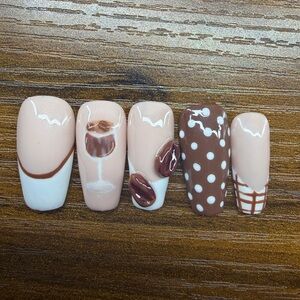 Espresso Martini 🍸 inspired nail set